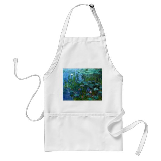 Monet Nympheas Water Lilies Apron Standaard Schort (Voorkant)