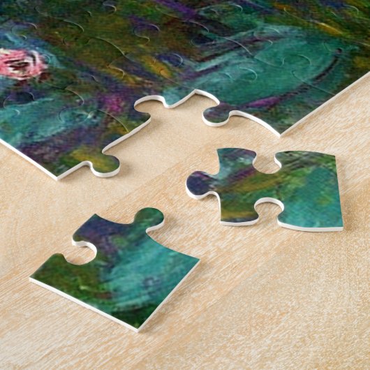 Monet Nympheas Water Lilies Puzzle Legpuzzel (Zijkant)