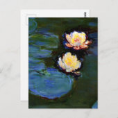 Monet - Nympheas, waterlilies, Briefkaart (Voorkant / Achterkant)