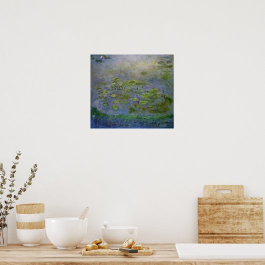 Monet - Nympheas (waterlilies) Poster (Keuken)