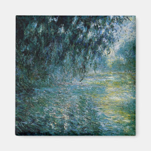 Monet - Ochtend op de Seine in de regen Magneet