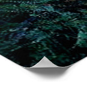 Monet - Ochtend op de Seine in de regen Poster (Hoek)