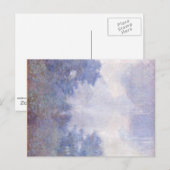 Monet - Ochtend op de Seine, Mist Briefkaart (Voorkant / Achterkant)