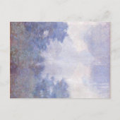 Monet - Ochtend op de Seine, Mist Briefkaart (Voorkant)