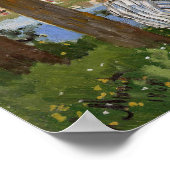Monet on the Bank Landscape Painting Poster (Hoek)