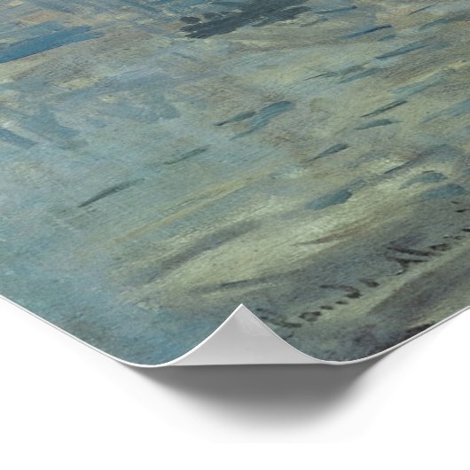 Monet, onderdrukking, zonneschijn poster (Hoek)