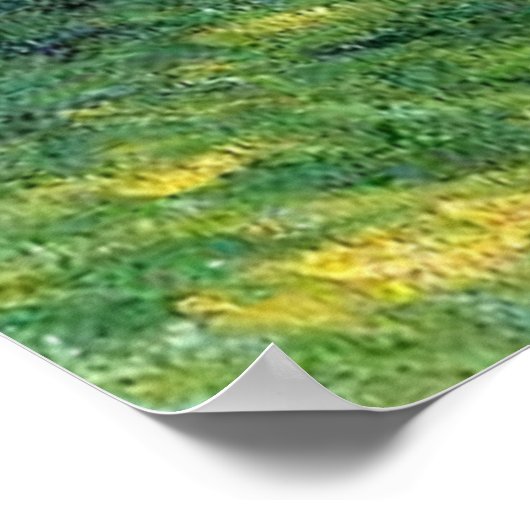 Monet - op de Parc Monceau , Poster (Hoek)