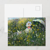 Monet - Op de weide Briefkaart (Voorkant / Achterkant)