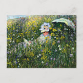 Monet - Op de weide Briefkaart (Voorkant)