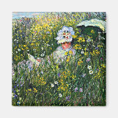 Monet - Op het weiland Magneet (Voorkant)