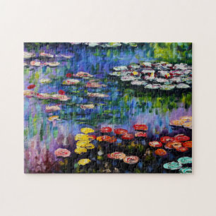 Monet Paars water Lilies Puzzle Legpuzzel