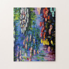Monet Paars water Lilies Puzzle Legpuzzel