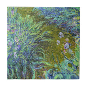 Monet - Pad door de Irissen 02 Tegeltje