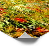 Monet - Pad door het Korn in Pourville Poster (Hoek)