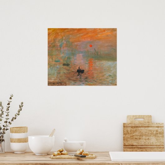 Monet Painting Poster (Keuken)
