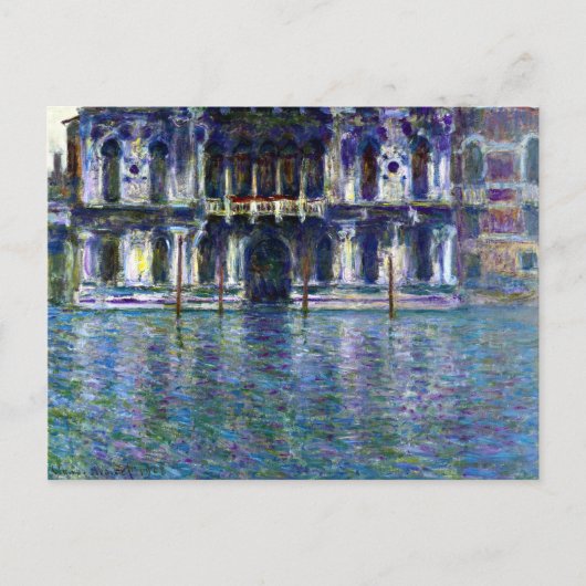 Monet - Palazzo Contarini, 1908 Briefkaart (Voorkant)