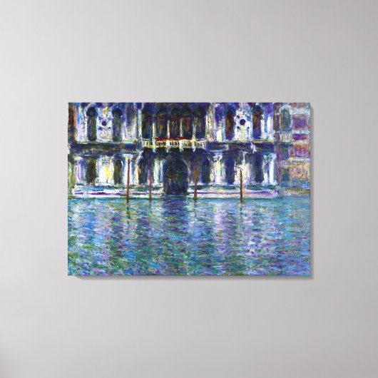 Monet - Palazzo Contarini, 1908 Canvas Afdruk (Voorkant)