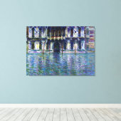 Monet - Palazzo Contarini, 1908 Canvas Afdruk (Insitu (Houten vloer))