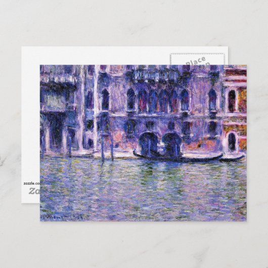 Monet - Palazzo da Mula Briefkaart (Voorkant / Achterkant)