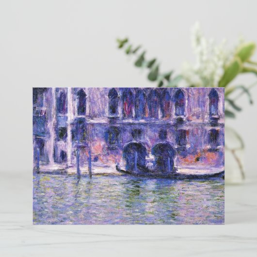 Monet - Palazzo da Mula Kaart (Staand voorkant)