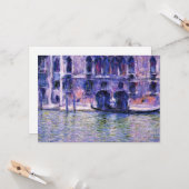 Monet - Palazzo da Mula Kaart (Voorkant / Achterkant in situ)