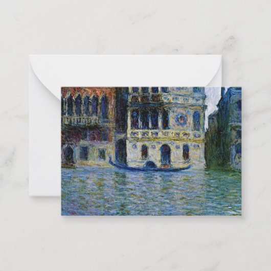 Monet - Palazzo Dario Notitiekaartje (Voorkant)