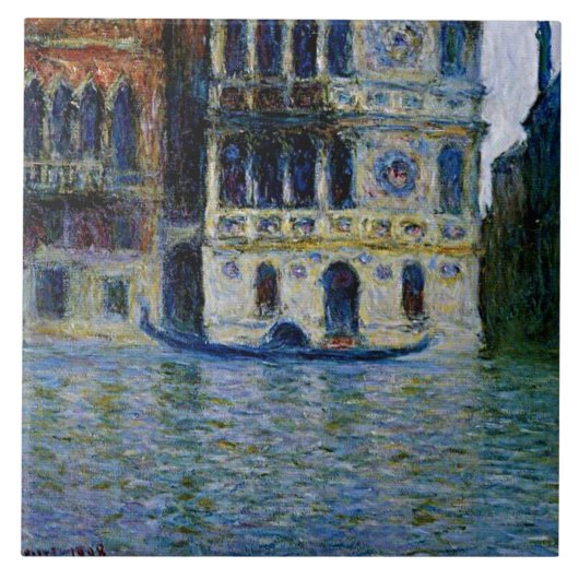 Monet - Palazzo Dario Tegeltje (Voorkant)