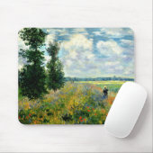 Monet - Papaver veld, Argenteuil Muismat (Met muis)