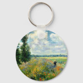 Monet - Papaver veld, Argenteuil Sleutelhanger (Achterkant)