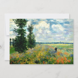 Monet - Papaverveld, Argenteuil Kaart