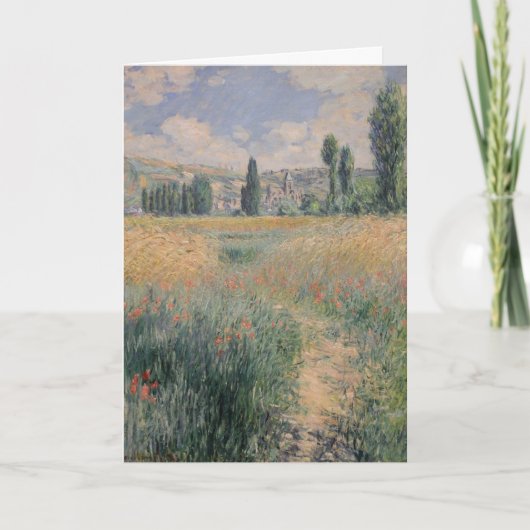 Monet Path op het eiland Saint Martin, Vétheuil Kaart (Voorkant)