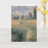 Monet Path op het eiland Saint Martin, Vétheuil Kaart (Gele Bloem)