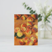 Monet Peaches Briefkaart (Staand voorkant)