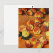Monet Peaches Briefkaart (Voorkant / Achterkant)