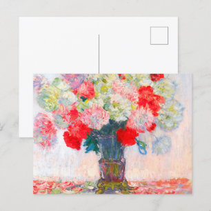 Monet Peonies Aankondigingskaart