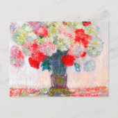 Monet Peonies Aankondigingskaart (Voorkant)