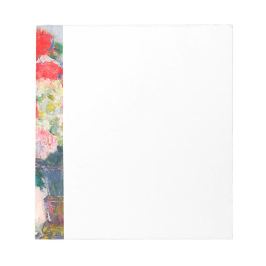 Monet Peonies Bijgewerkt Notitieblok (Voorkant)
