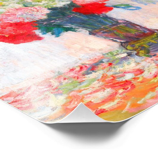 Monet Peonies Foto Afdruk (Hoek)