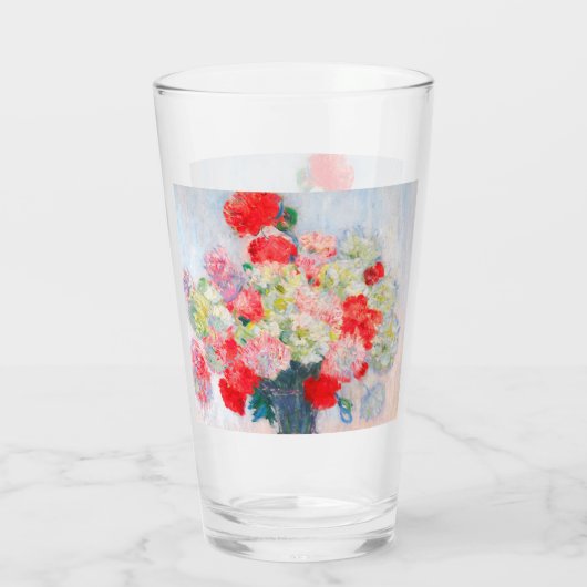 Monet Peonies Glas (Achterkant)
