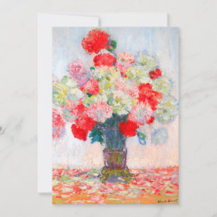 Monet Peonies Kaart