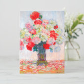 Monet Peonies Kaart (Staand voorkant)