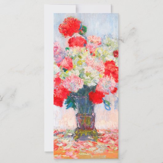 Monet Peonies-kaart (Voorkant)