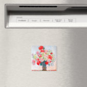 Monet Peonies Magneet (Insitu (Vaatwasser))