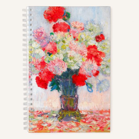 Monet Peonies Notitieboek (Voorkant)