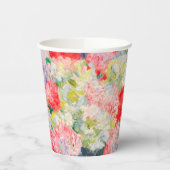 Monet Peonies Papieren Bekers (Links)