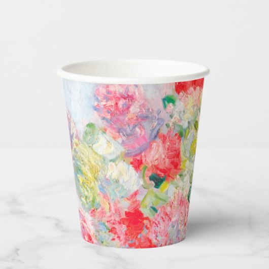Monet Peonies Papieren Bekers (Voorkant)