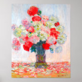 Monet Peonies Poster (Voorkant)