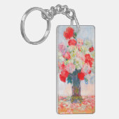 Monet Peonies Sleutelhanger (Voorkant Links)
