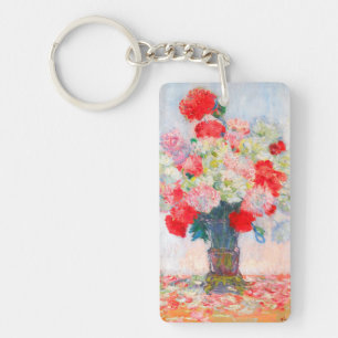 Monet Peonies Sleutelhanger