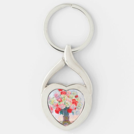 Monet Peonies Sleutelhanger (Voorkant)